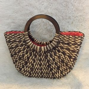 Woven Straw Handbag Tote